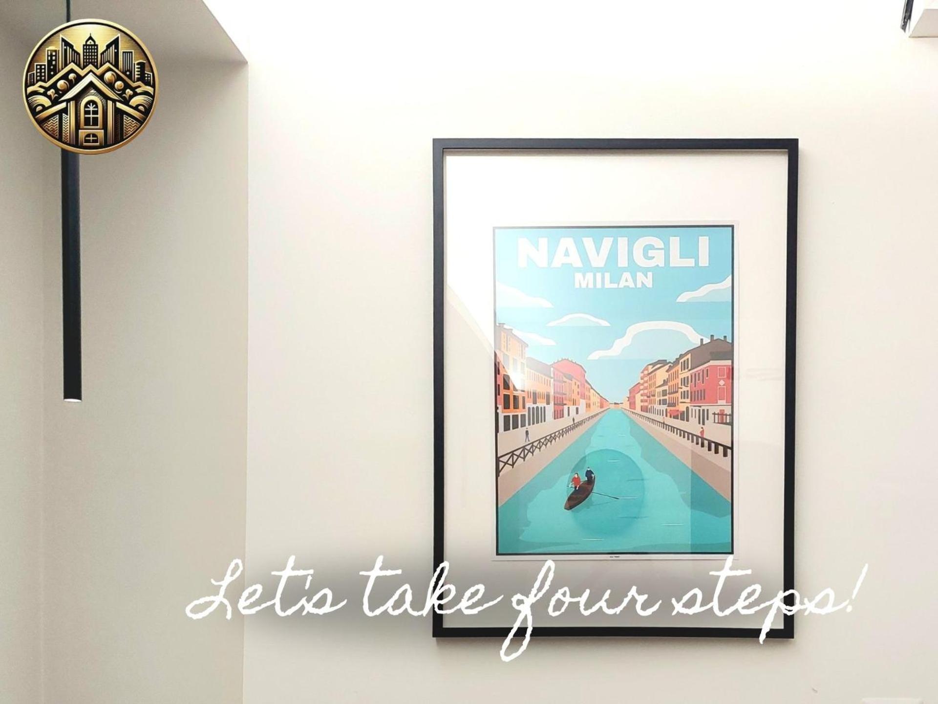 Navigli-San Babila New Studio Attico Balcone Aria Мілан Екстер'єр фото